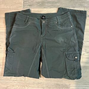 Kuhl Performance Pants Utility Hiking Outdoors Travel Pocketd Roll Up Legs Cinch